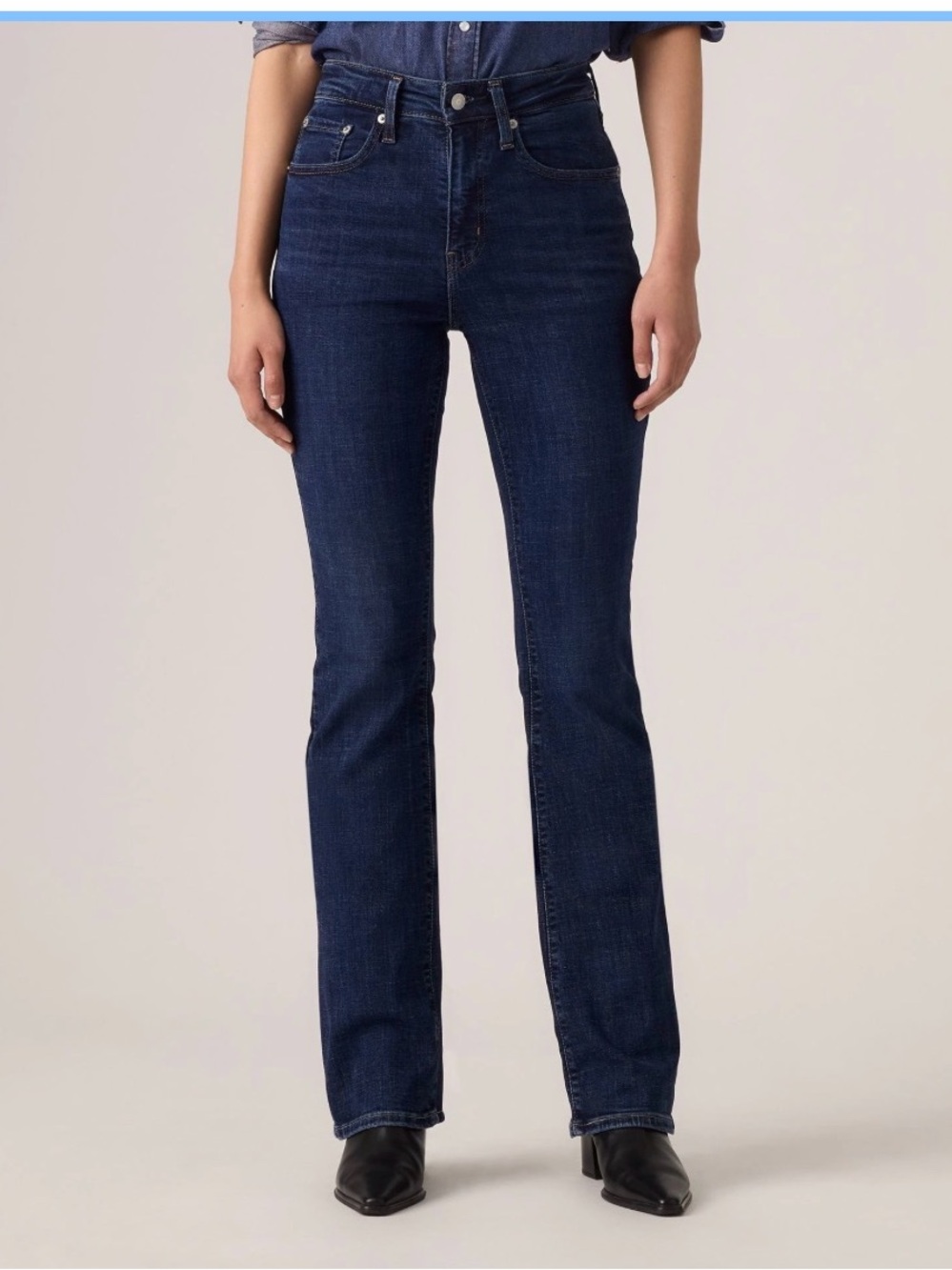 Levi’s Women's High-Rise boot cut Jeans - Dark Blue